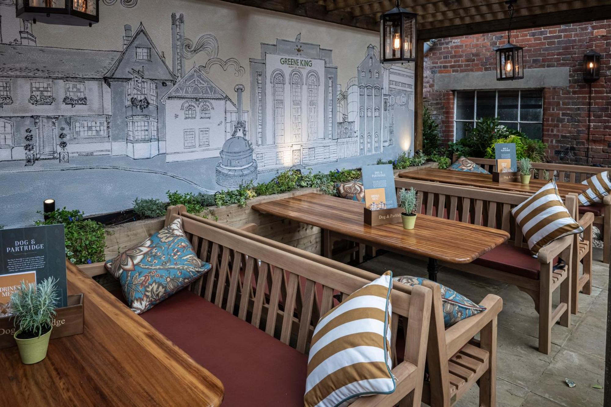 Dog And Partridge By Greene King Inns Bury St. Edmunds エクステリア 写真